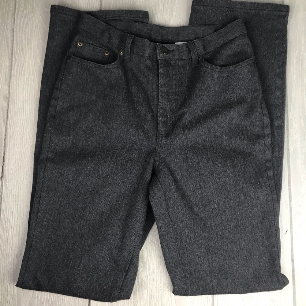 Vintage Newport News Jeanology gray high waist 90’s mom jeans